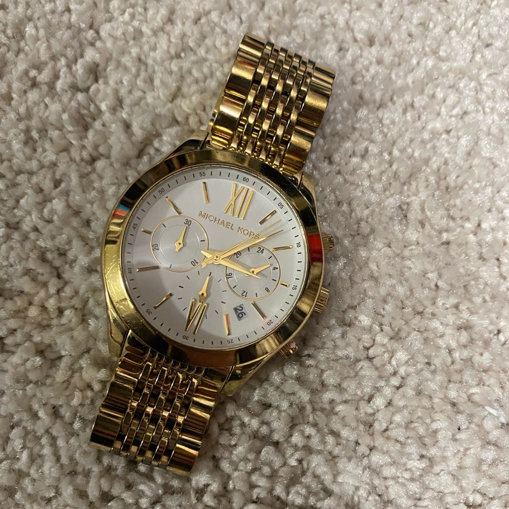 Michael Kors Oversized Goldtone watch